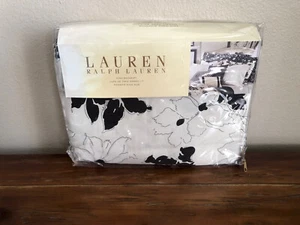 Ralph Lauren Port Palace Blumen König Bettrock Betrock Staub Rüsche schwarz weiß - Bild 1 von 5