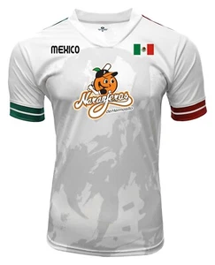 Jersey Mexico Naranjeros de Hermosillo 100% Polyester White/Grey_Made in Mexico - Picture 1 of 4