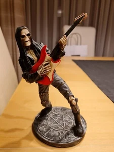 Skelett Figur - Rock Never Die - Gothic Skelett mit Gitarre Deko von Agora - Bild 1 von 6