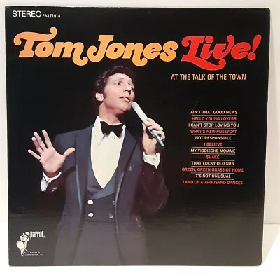 Tom Jones Live! at the Talk of the Town (Parrot – PAS 71014) 1967 LP - Image 1 of 4