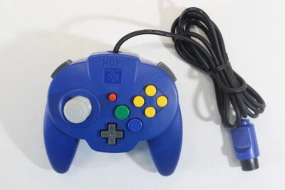 Mando Hori Pad Mini Nintendo 64 N64 Azul OEM Cable Dañado Japón Importación C619 Foto 1 de 4