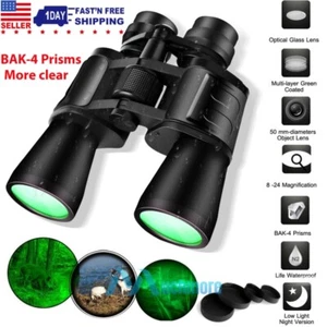 180x100 High Power HD Binoculars Day Night Vision Telescope Wide Angle Xmas Gift - Picture 1 of 20