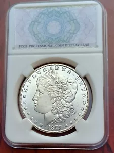 Feliciano. 1 Dolar reproducción de plata 825% de pureza,año 1879 E.B.C. Morgan. - Imagen 1 de 2