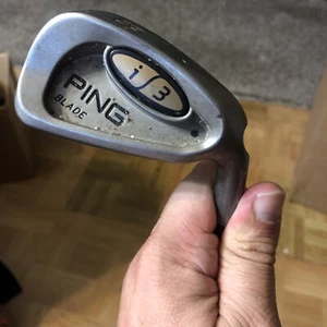 RH Ping i3O-Size 8 Iron Steel Black Dot JZ A-Flex Shaft 36.5" Length - Picture 1 of 5