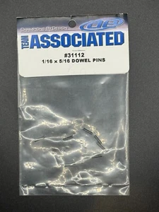 Team Associated 31112 Dowel Pins (8) 1/16" x 5/16" Steel - Picture 1 of 2