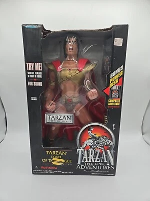 Figura de acción Trendmaster Tarzan Epic Adventures City of Gold Lord Jungle 1995 Foto 1 de 4
