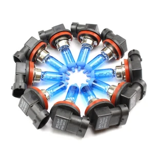 10x H11 55W 12V Xenon Optik Blau Ersatz Scheinwerfer Halogen PKW Lampe Glühbirne - Bild 1 von 20