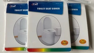30 x DISPOSABLE TOILET SEAT COVER ,HYGIENIC USE FOR PUBLIC TOILETS,FREE POST - Picture 1 of 3