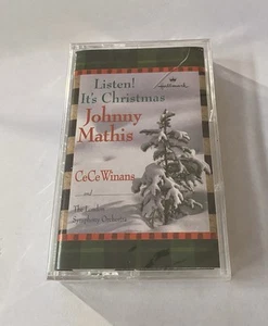 Listen It's Christmas Johnny Mathis Cassette Tape New Factory Sealed Hallmark - Picture 1 of 5