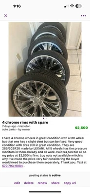 Llantas cromadas a la venta Foto 1 de 2