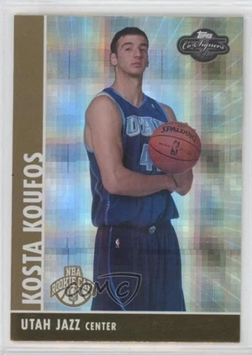 2008-09 Topps Co-Firmantes Rookie Gold Hyper/10 Kosta Koufos #122 Rookie RC Foto 1 de 2