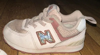 New Balance 574 Bungee 'Oyster Pink' ID574NTP Infant Baby 7 - Image 1 of 4