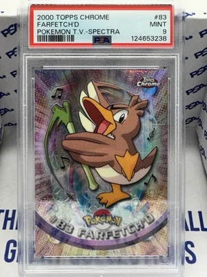 2000 Topps Chrome Farfetch’d #83 Spectra PSA 9 MINT - Image 1 of 2