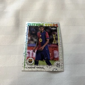2024-25 Topps Chrome UCL Future Stars Logofrattore Lamina Yamal FC Barcelona #27 - Foto 1 di 3