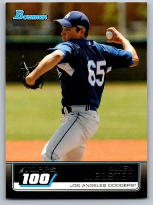 2011 Bowman Topps 100 TP56 Allen Webster   Los Angeles Dodgers  Baseball Card - Image 1 of 2