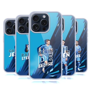 MAN CITY FC 2021/22 FIRST TEAM ÉTUI COQUE EN GEL POUR APPLE iPHONE TÉLÉPHONES - Photo 1 sur 17