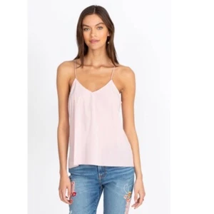 JOHNNY WAS Edie Cami Silk Top Blush Size Small - Picture 1 of 14