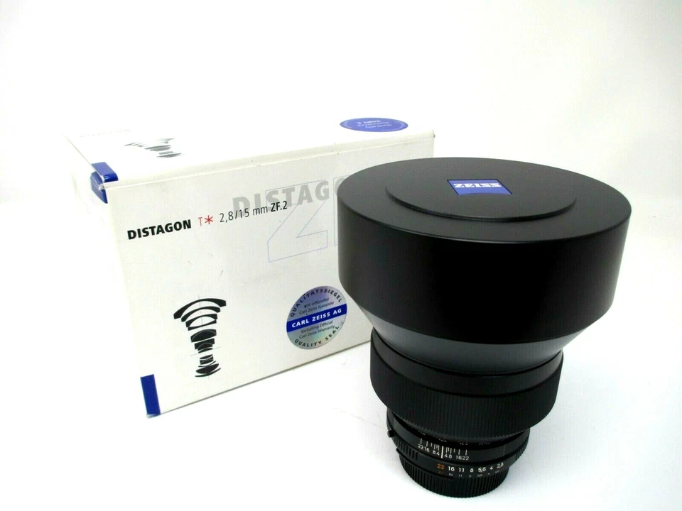 Zeiss Distagon T* 15mm F2.8 ZF.2 Wide Angle Lens for Nikon - Brand New - Image 1 of 4