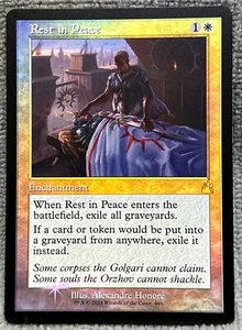 MTG Rest in Peace 446 Foil Retro Frame Ravnica Remastered Magic The Gatherin - Picture 1 of 2
