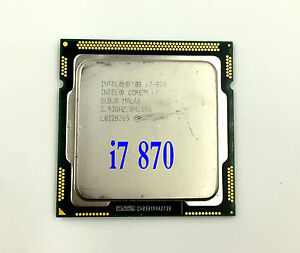Free shipping Intel Core i7 870 2.93GHz SLBJG 8M LGA 1156 CPU Processor
