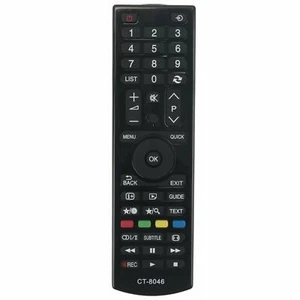 Mando a distancia CT-8046 f??r Toshiba HD TV 24W1633DB 24W1633DG 32L1544DG 32W1533DB - Imagen 1 de 3