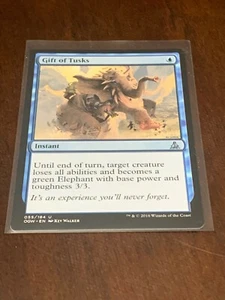 Magic the Gathering Oath of the Gatewatch Gift of Tusks - Picture 1 of 2