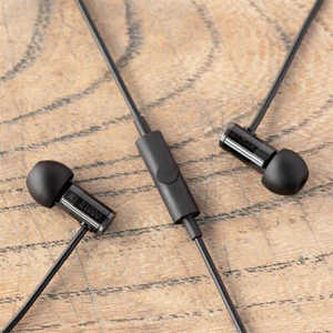 FINAL Earphone E1000C with microphone / FI-E1DPLBLC / Black / High-resolution - Picture 1 of 3