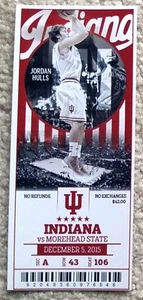 INDIANA HOOSIERS BASKETBALL TICKET STUB 2015-16 BIG 10 CHAMPS - MINT! HULLS! - Picture 1 of 1