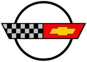 #G241 Corvette C4 Stingray Logo Decal Sticker Fully Laminated Vinyl - Picture 1 of 4