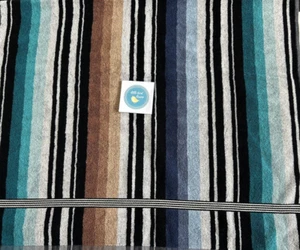 One Missoni Home Bath SHEET 39 x 59 Barnaby New Multi-color Stripe 2 available - Picture 1 of 6