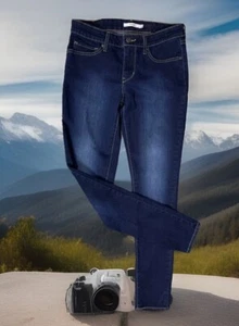 LEVIS 711 WOMENS DENIM SKINNY ANKLE BLUE JEANS SIZE 28 EXCELLENT CONDITION - Picture 1 of 6