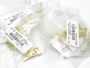 0.250" 16-14AWG Open Barrel Push-On Terminals, Female, Uninsulated, 200pcs - Picture 1 of 3