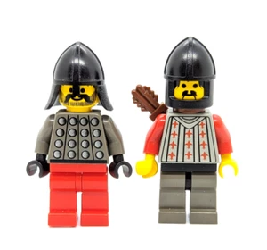 Vintage LEGO Castle Fright Knights - Knight 2 (cas244) & Knight 3 (cas030) 6087 - Picture 1 of 5