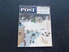 1956 FEBRUARY 4 THE SATURDAY EVENING POST MAGAZINE- SNOWBALL FIGHT COVER-SP 2084