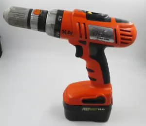 Taladro atornillador inalámbrico Black & Decker Firestorm 14,4 V 3/8 pulgadas FS1402D con FS140BX - Imagen 1 de 5