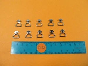100 Pcs Metal  15mm D Ring  For Purse Belt Buckle Clothes Bags   - Picture 1 of 1