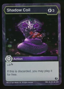 Bakugan Battle Planet Brawlers Shadow Coil Rare Karte Hex Holo Foil  - Bild 1 von 3