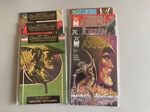 Green Arrow DC comics Lot Longbow Hunters 1-3 GA  1988 series 1, 2, 3, 4
