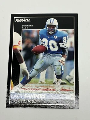 Pinnacle 1992 - #15 Barry Sanders Salón de la fama Detroit Lions  Foto 1 de 2