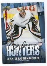 2008/09 Upper Deck Big Game Hunters card #BGH-JG of Jean-Sebastien Giguere