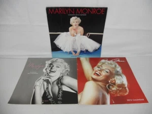 Lote de 3 calendarios de pared de Marilyn Monroe - 36 fotos diferentes de 12"" x 12 - Imagen 1 de 8