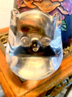 Vintage Clear Owl Paperweight