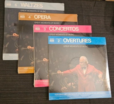 Arthur Fiedler and the Boston Pops Orchestra Time Life Vol. 2, 3, 4 and, 6, 1980 - Image 1 of 4