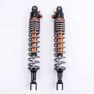 AS 2PCS Shock Absorbers 370MM Fork Clevis Ends Motorcycle Replacement 14.5" - Imagen 1 de 5