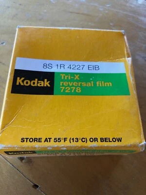 Kodak reversal Tri-x black and white Super8 film 50ft roll - Image 1 of 3