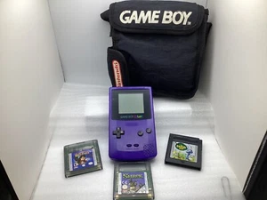 Nintendo Gameboy Color - Grape Handheld-Spielkonsole - CGB-001 - getestet und funktionsfähig - Bild 1 von 16