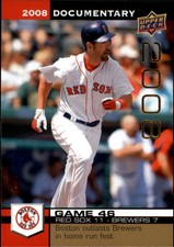 2008 Upper Deck Documentary Gold Boston Red Sox Baseball Card #1246 Mike Lowell