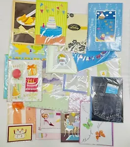 20 Burgoyne & Paper Magic Group 3D Embellished Cards Birthday Baby Thanks Blank - Picture 1 of 12