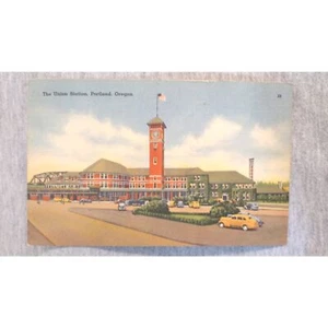 The Union Station Portland Oregon OR Vintage Postcard - Picture 1 of 4