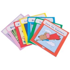 Bigjigs Toys Phonic Coloured Book Band - 7 Pack, Stage 1 Early Learning Activity - Imagen 1 de 9